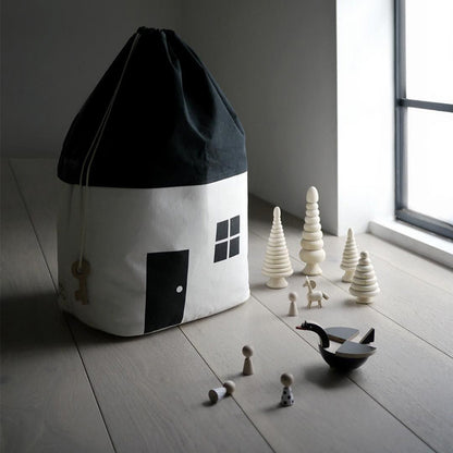 Sac de rangement pour enfant blanc