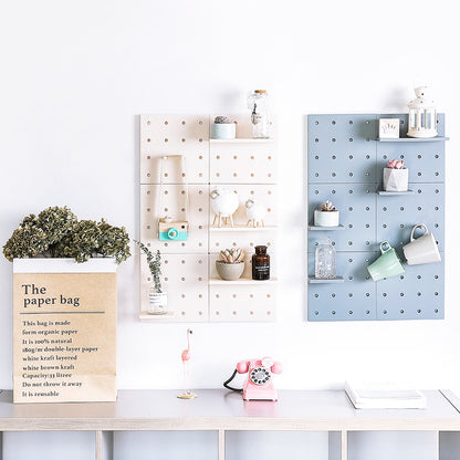Étagère murale modulaire à trous – rangement mural créatif