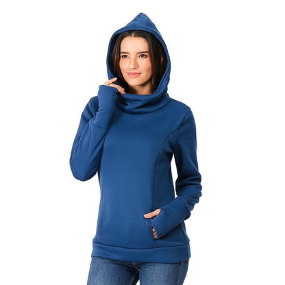 Sweat à Capuche Épais Grossesse – Confort Douillet et Style Assuré