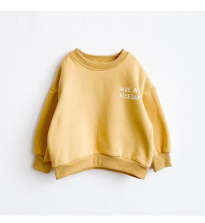 Sweat enfant polaire coréen – chaud & stylé