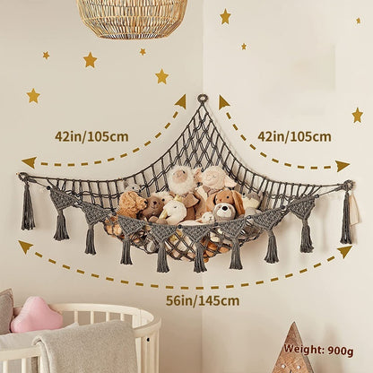Filet de Rangement d’Angle – Style Nordique