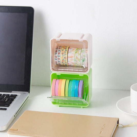 Boîte de Rangement Bureau – Pour Washi Tapes & Papeterie