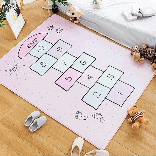 Tapis marelle rose
