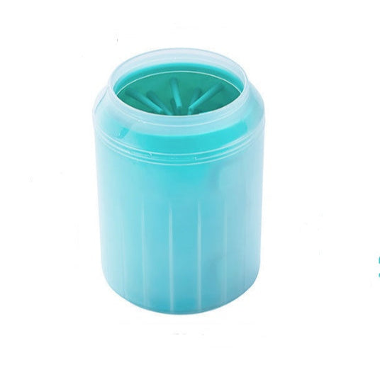 Gobelet nettoyeur de pattes pour animaux – brosse douce intégrée