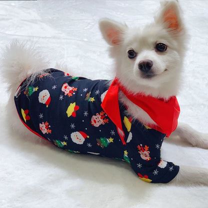 Pyjamas Familiaux de Noël – Tenues assorties pour toute la famille et le chien