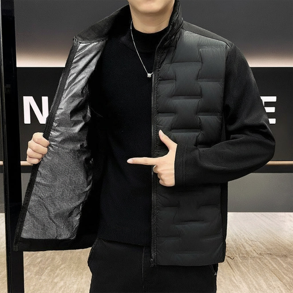 Doudoune Légère Homme Noire – Chaude et Décontractée