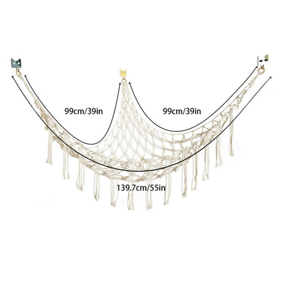Filet de Rangement d’Angle – Style Nordique