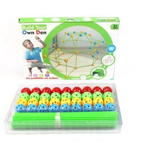 Kit Construction Créatif avec Tente – Jouet Éducatif Enfant 5+