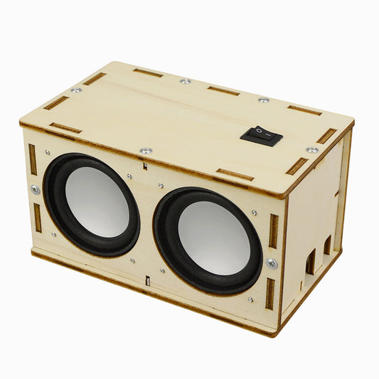 Enceinte audio en bois