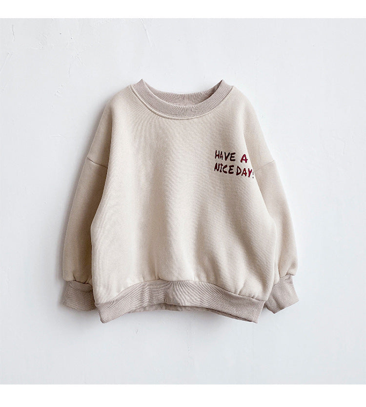 Sweat enfant polaire coréen – chaud & stylé