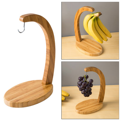 Support à Bananes en Bois – Porte-Fruits Élégant et Naturel