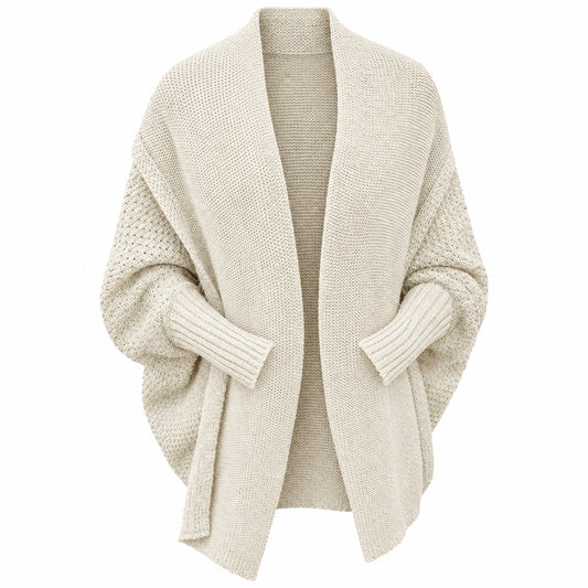 Le cardigan oversize en maille