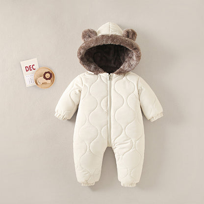 Combinaison Hiver Épaisse pour Bébé – Manteau Matelassé Chaud