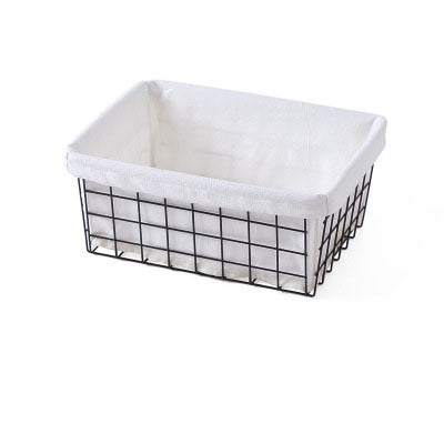 Panier de Rangement en Métal – Style Japonais pour Bureau ou Maison