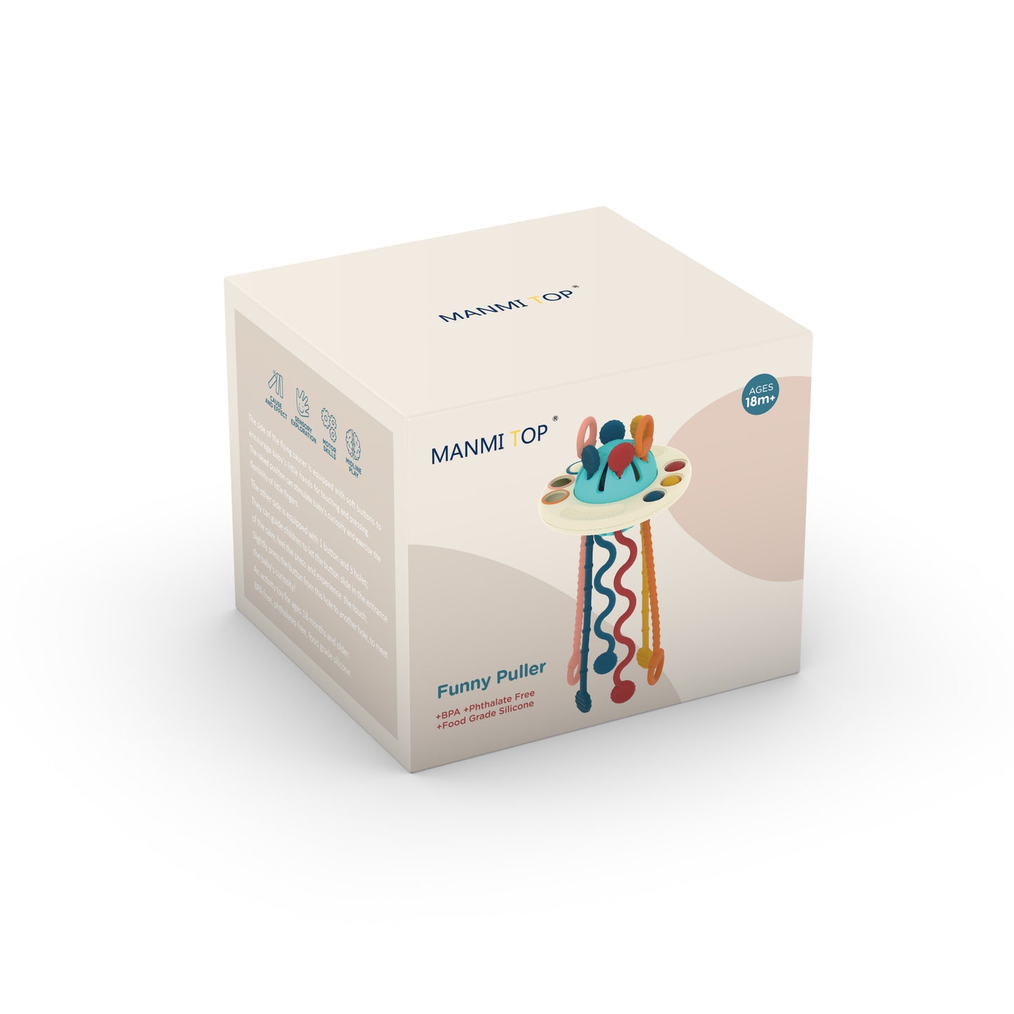 Jouet Sensoriel Silicone Doigts – Développement Éveil Bébé