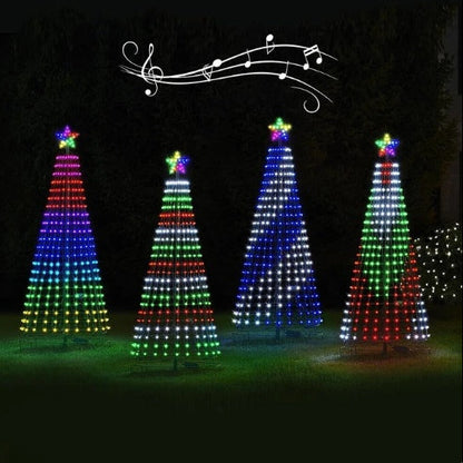 Guirlande LED Multicolore pour Sapin – Animation Lumineuse de Noël