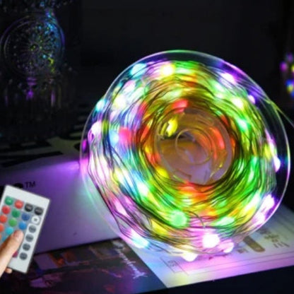 Guirlande LED Multicolore pour Sapin – Animation Lumineuse de Noël