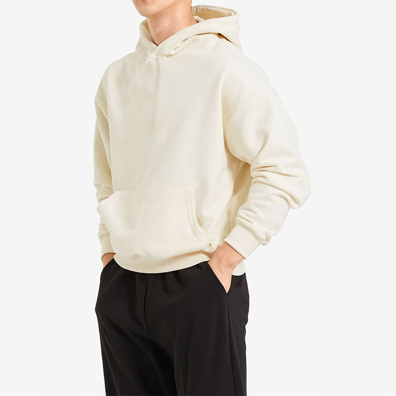 Sweat à capuche homme – Coton éponge épais et coupe décontractée