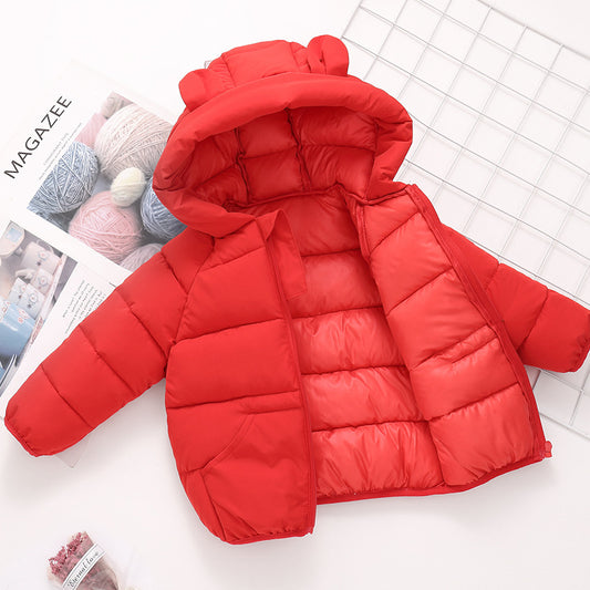 Doudoune légère enfant à capuche – printemps