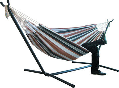Hamac de Camping en Toile – Double Largeur 200x150 cm (Sans Support)