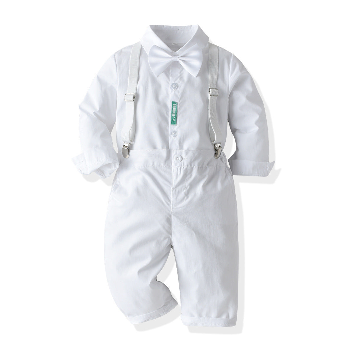 Costume enfant – chemise & salopette élégante