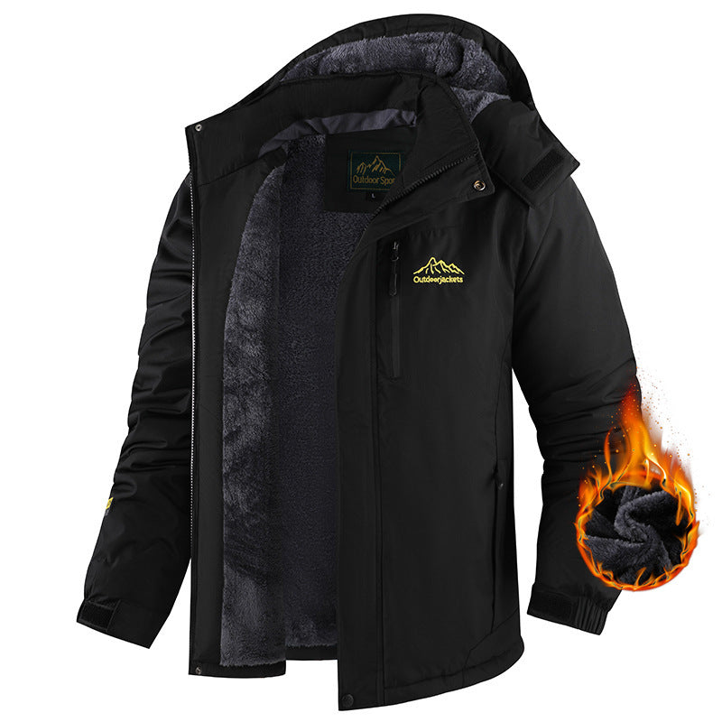 Veste Hiver Homme Imperméable Doublée Polaire