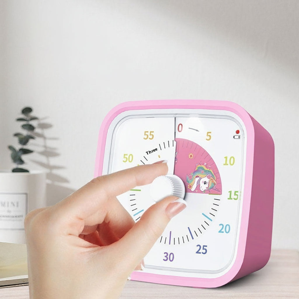 Horloge Timer Enfant Anti-Chute – Gestion du Temps Silencieuse et Ludique