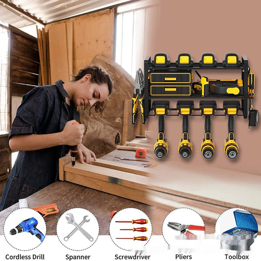 Support de Rangement Mural – Pour Outils & Perceuses