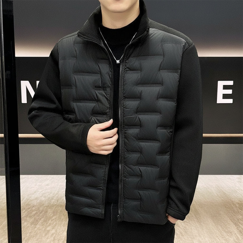 Doudoune Légère Homme Noire – Chaude et Décontractée