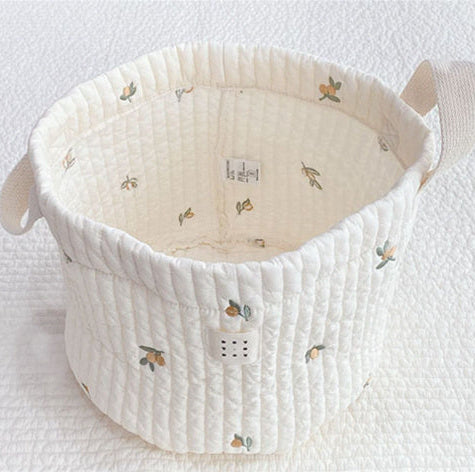 Sac de Rangement Bébé en Coton – Vêtements, Jouets, Couches