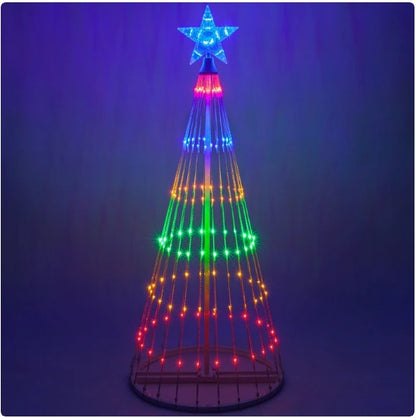 Guirlande LED Multicolore pour Sapin – Animation Lumineuse de Noël