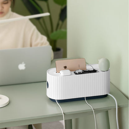 Boîte Rangement Câbles – Organisateur Prise & Fils Anti-Poussière