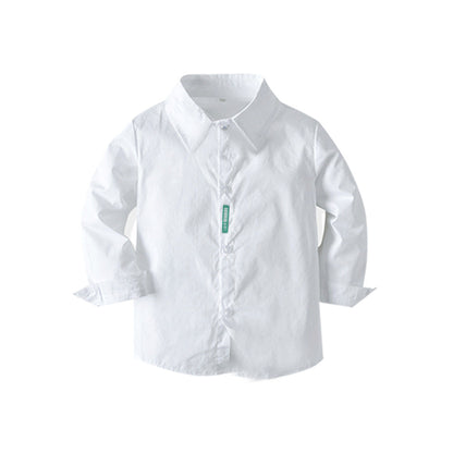 Costume enfant – chemise & salopette élégante