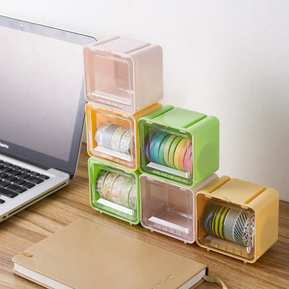 Boîte de Rangement Bureau – Pour Washi Tapes & Papeterie