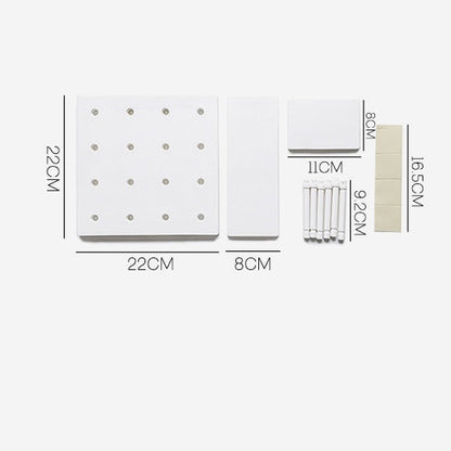 Étagère murale modulaire à trous – rangement mural créatif