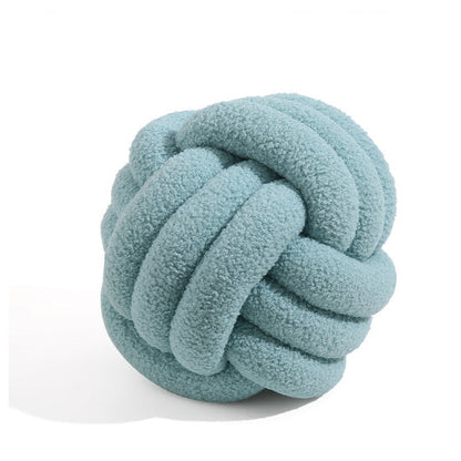 Coussin Bouclé Rond – Style Nordique & Douillet
