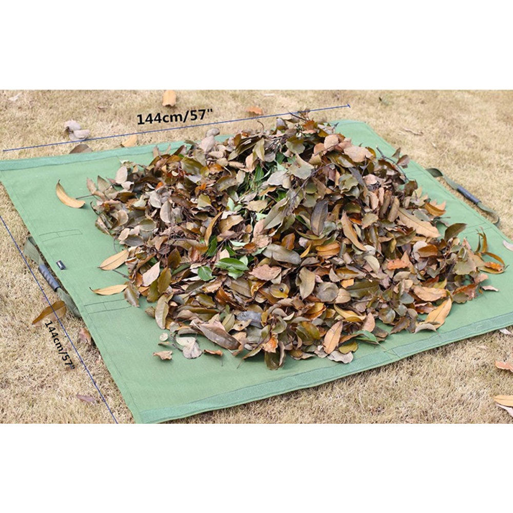 Sac de Jardin déplié avec feuilles mortes