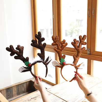 Serre-tête Bois de Renne – Accessoire de Noël Festif