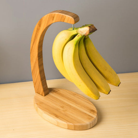 Support à Bananes en Bois – Porte-Fruits Élégant et Naturel