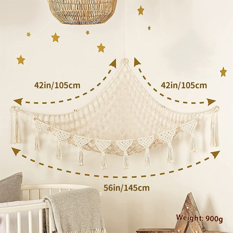 Filet de Rangement d’Angle – Style Nordique