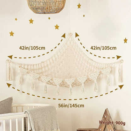 Filet de Rangement d’Angle – Style Nordique