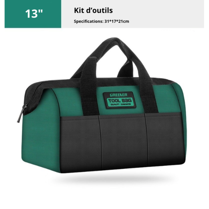 Sac à outils avec descriptions
