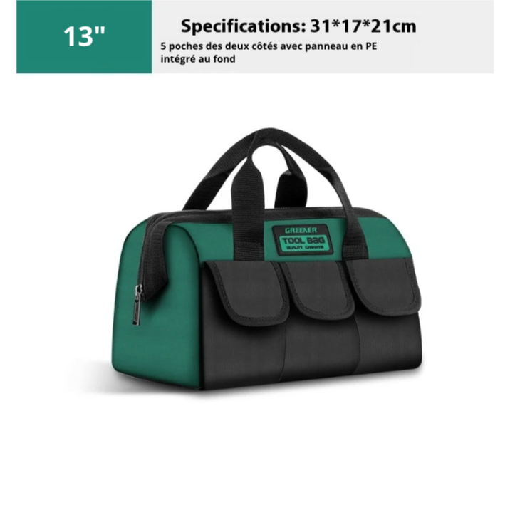 Sac à outils avec descriptions
