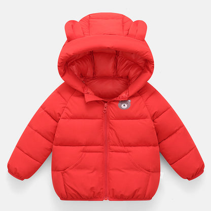 Doudoune légère enfant à capuche – printemps