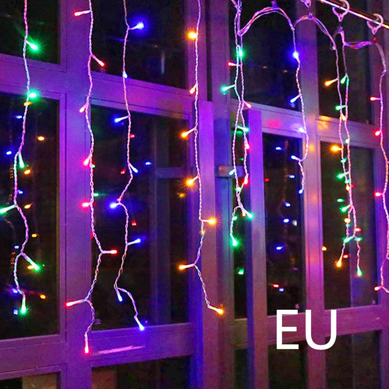 Guirlande LED Cascade 8 Modes – Rideau lumineux de Noël