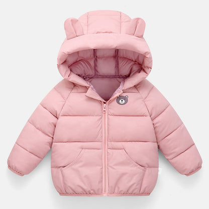 Doudoune légère enfant à capuche – printemps
