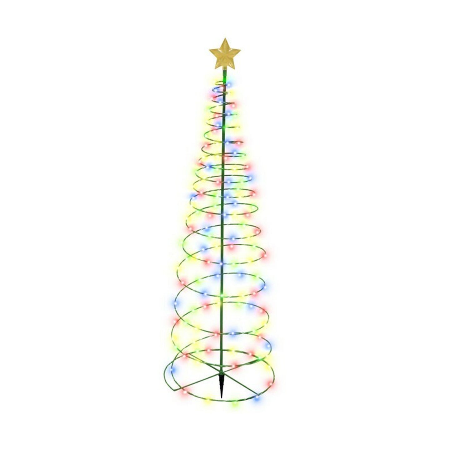 Sapin Lumineux Solaire de Noël – Décoration Extérieure de Jardin