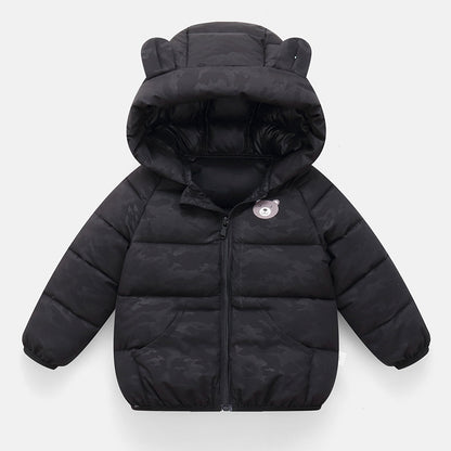 Doudoune légère enfant à capuche – printemps