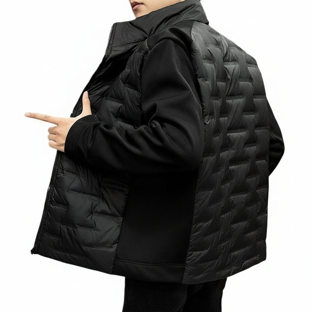 Doudoune Légère Homme Noire – Chaude et Décontractée