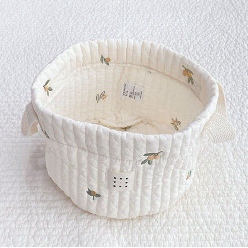 Sac de Rangement Bébé en Coton – Vêtements, Jouets, Couches